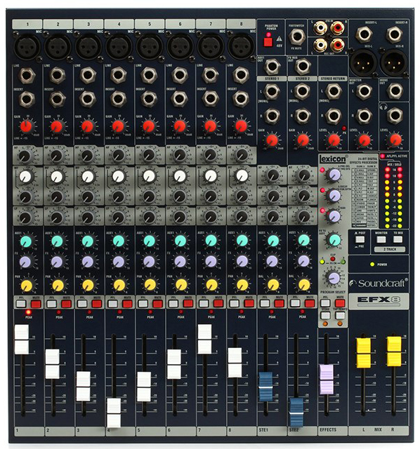 میکسر صدا ساند کرافت مدل EFX8 1 میکسر صدا ساند کرافت مدل EFX8