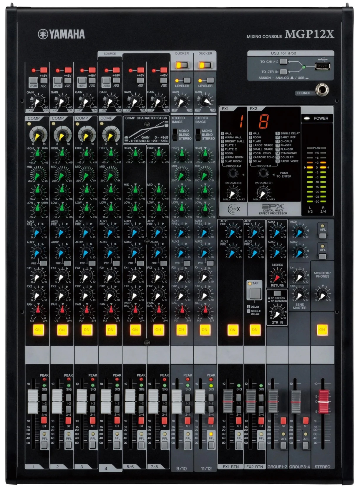 میکسر صدا یاماها مدل MGP12X 