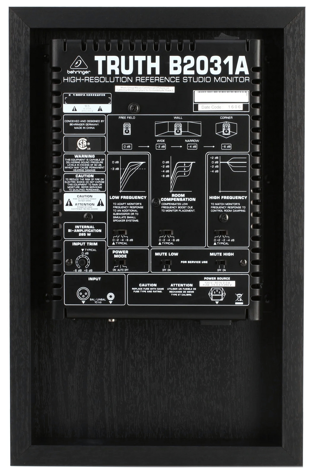 اسپیکر مانیتورینگ استودیویی بهرینگر مدل Truth B2031A 2 اسپیکر مانیتورینگ استودیویی بهرینگر مدل Truth B2031A