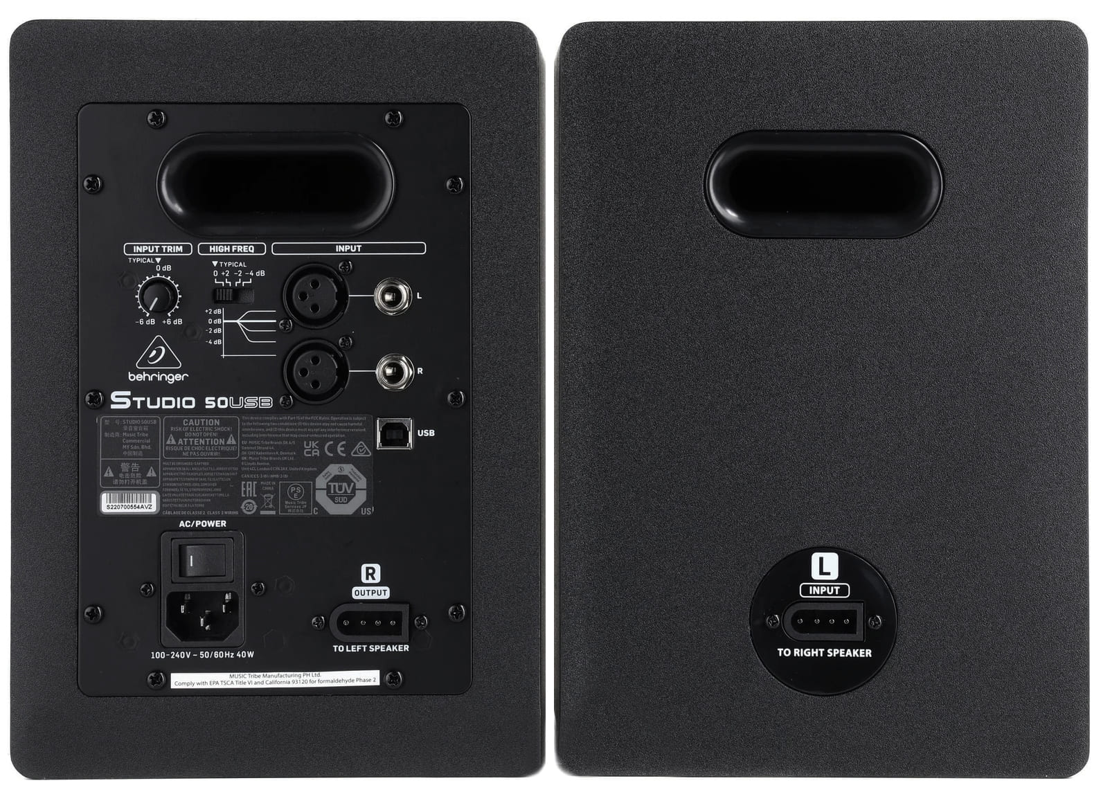 اسپیکر مانیتورینگ خانگی بهرینگر مدل Media 50USB 