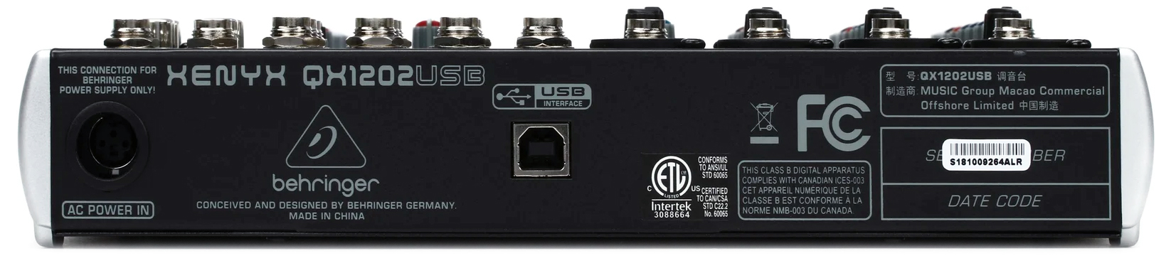 Behringer Xenyx QX1202USB 