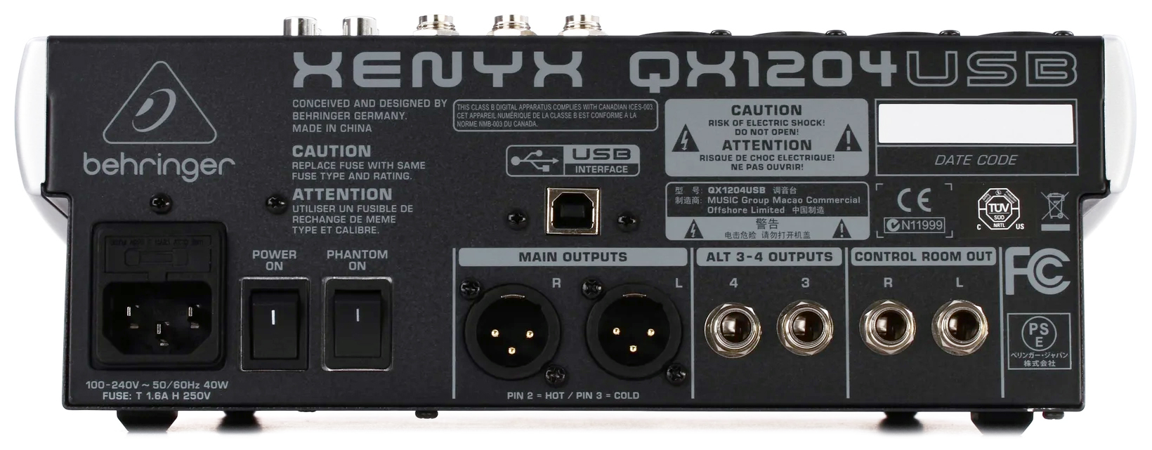 میکسر صدا بهرینگر مدل Xenyx QX1204USB 