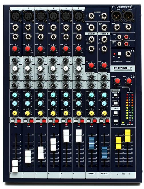 میکسر صدا ساند کرافت مدل EPM6 1 میکسر صدا ساند کرافت مدل EPM6