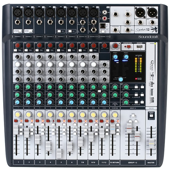 میکسر صدا ساند کرافت مدل Signature 12 1 میکسر صدا ساند کرافت مدل Signature 12