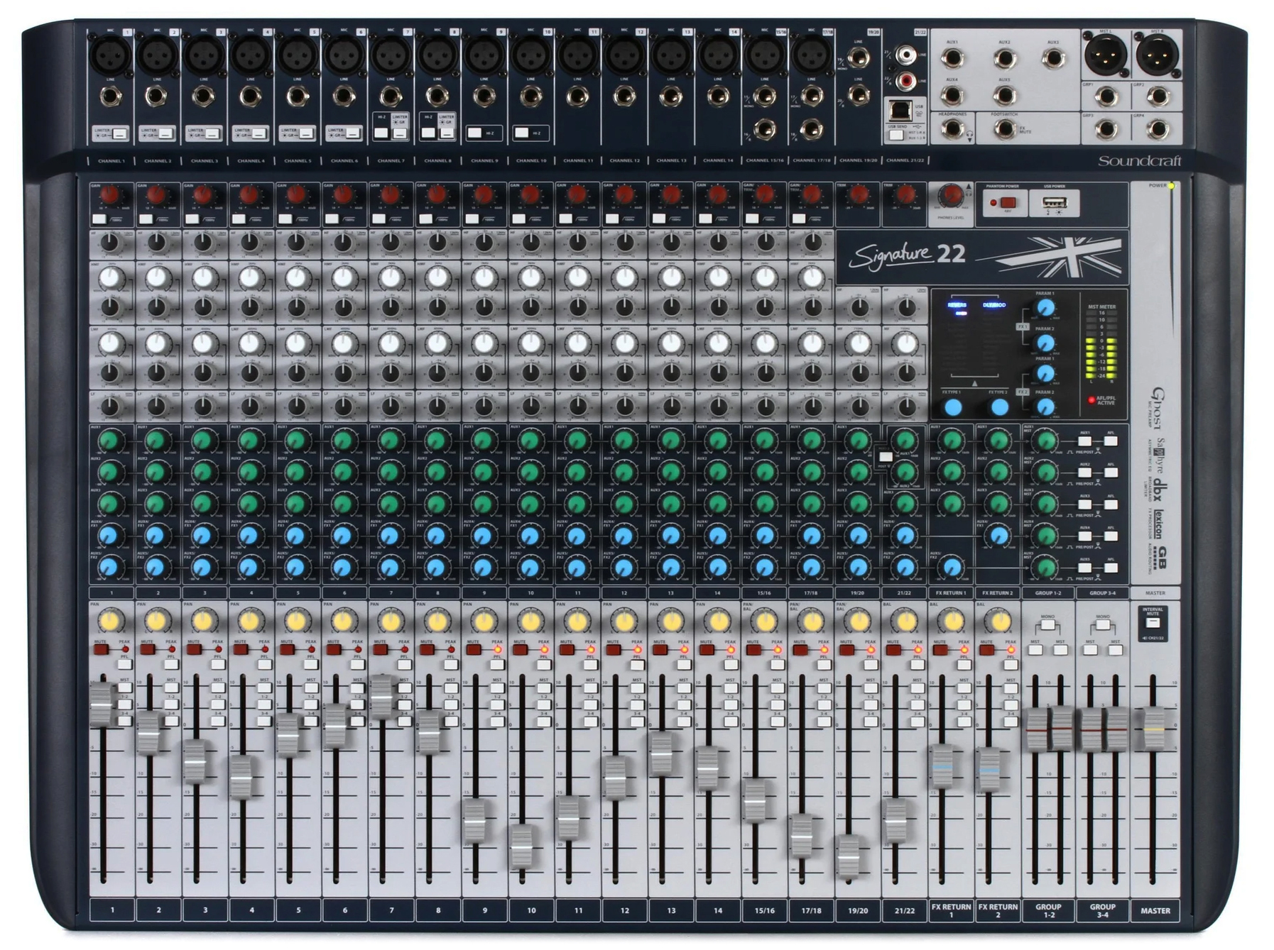 میکسر صدا ساند کرافت مدل Signature 22 1 میکسر صدا ساند کرافت مدل Signature 22