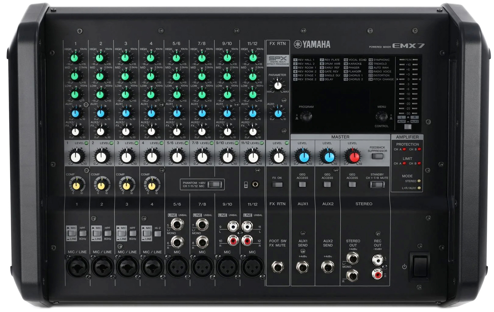 پاور میکسر یاماها مدل EMX7 1 پاور میکسر یاماها مدل EMX7