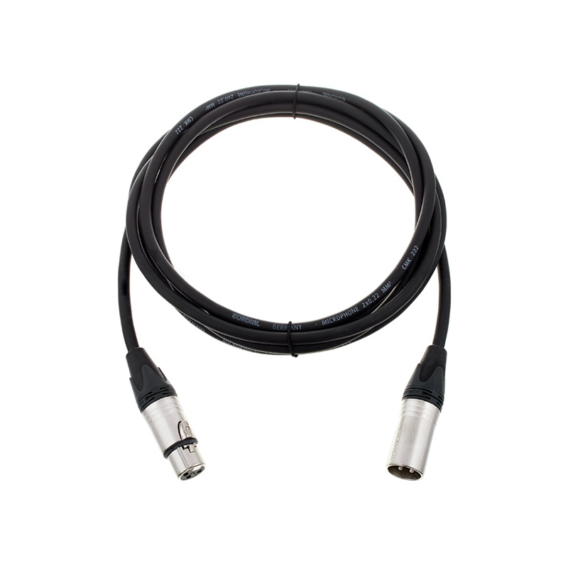 کابل میکروفون کوردیال نوتریک دو سر کنون Dual XLR FM 2