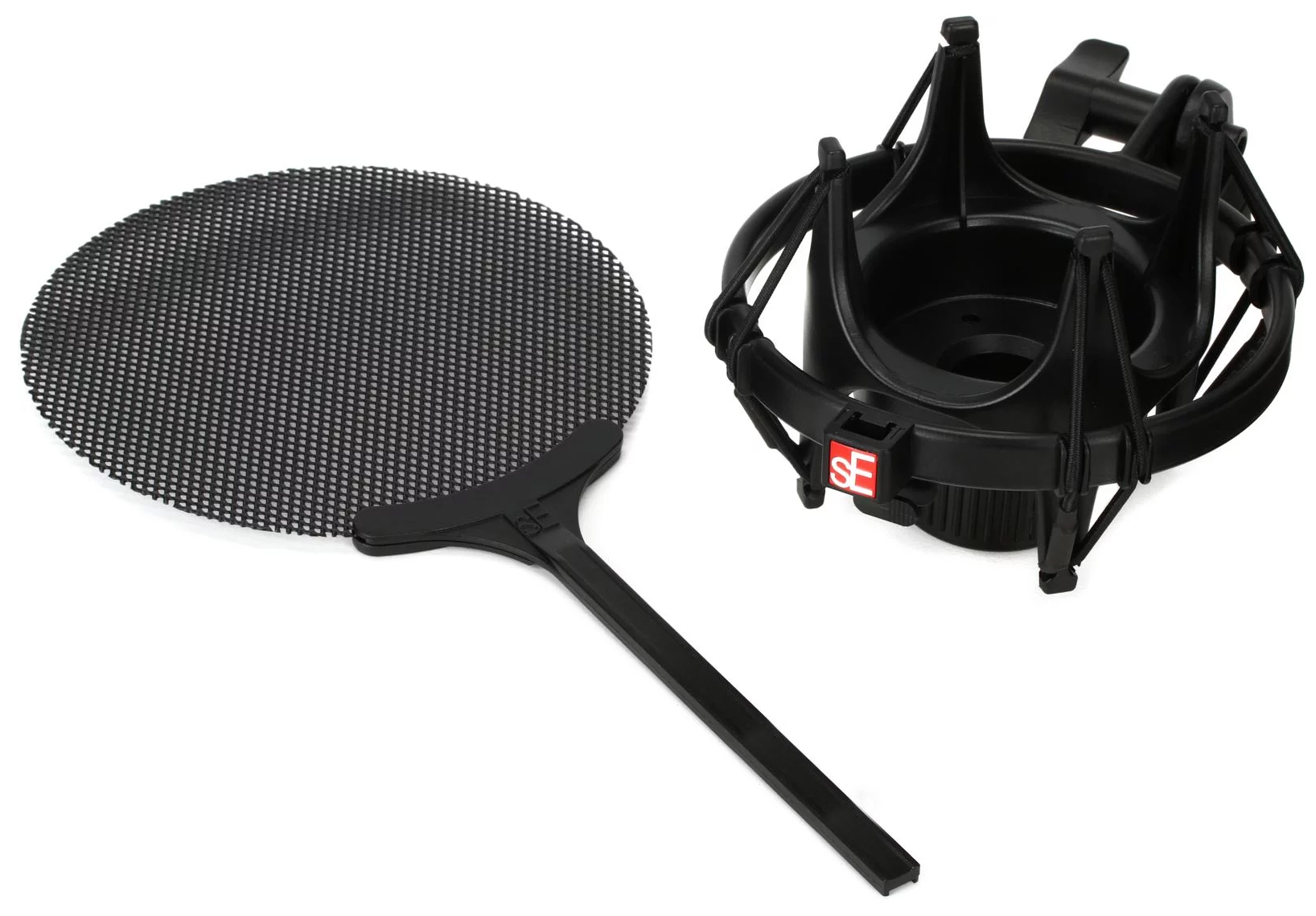 لرزه گیر و پاپ فیلتر میکروفون اس ای الکترونیک مدل Isolation Pack