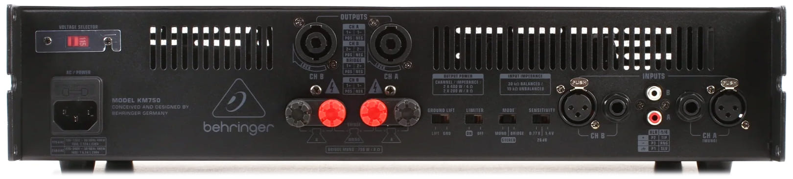 پاور آمپلی فایر بهرینگر مدل KM750 2 پاور آمپلی فایر بهرینگر مدل KM750
