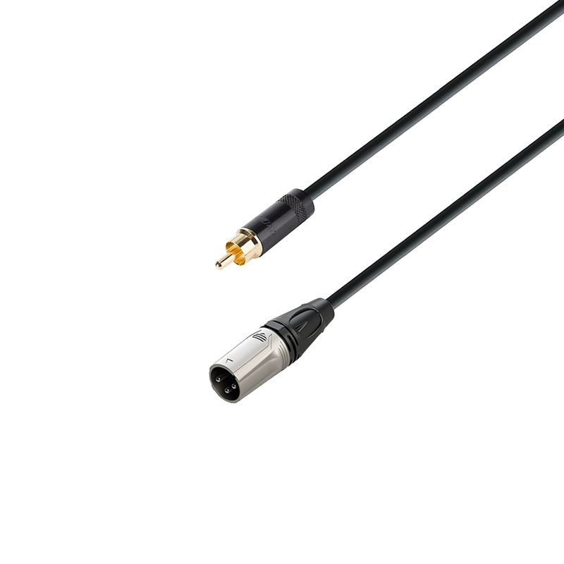 کابل اسپیکر مانیتور پی اس گروپ کنون XLR M به آر سی ای RCA M 1 کابل اسپیکر مانیتور پی اس گروپ کنون XLR M به آر سی ای RCA M