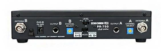 میکروفون بیسیم هدست اکو چنگ مدل PR-750H 2 میکروفون بیسیم هدست اکو چنگ مدل PR-750H