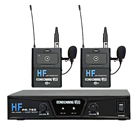 میکروفون بیسیم یقه ای اکو چنگ مدل PR-750L