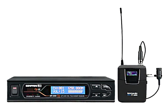 میکروفون بیسیم یقه ای اکو چنگ مدل SR-6200PT 1 میکروفون بیسیم یقه ای اکو چنگ مدل SR-6200PT