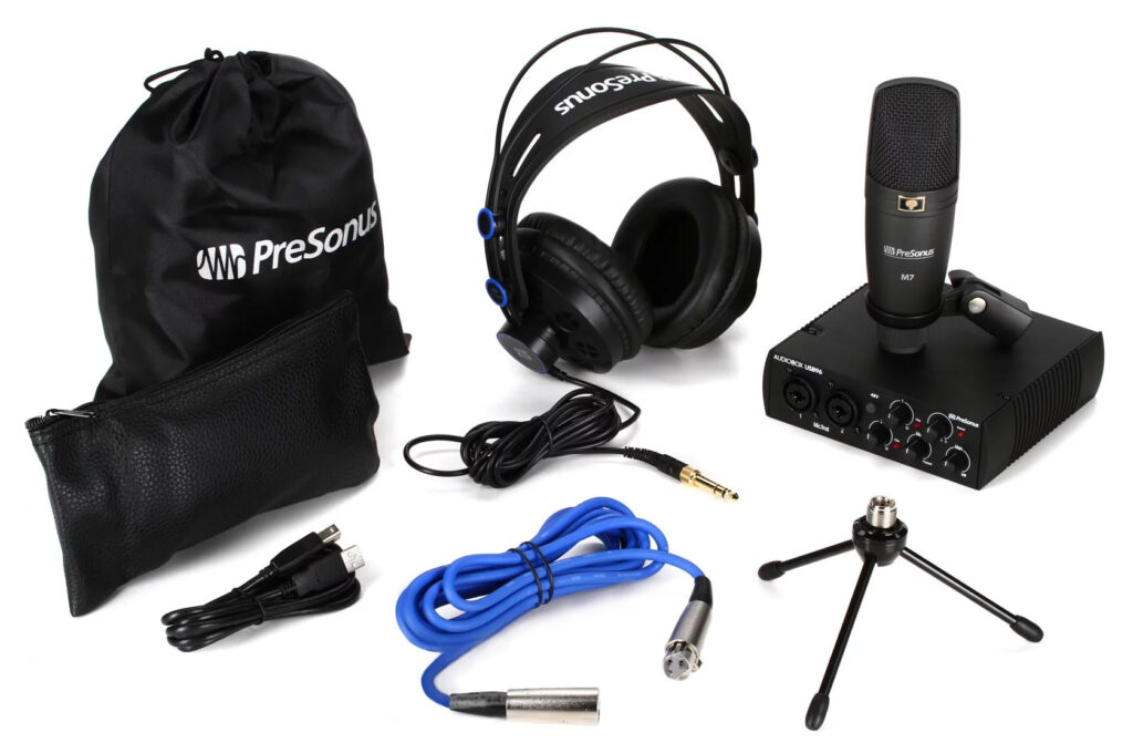 پکیج استودیویی کارت صدا، میکروفون و هدفون پریسونوس مدل AudioBox 96 Studio 7 پکیج استودیویی کارت صدا، میکروفون و هدفون پریسونوس مدل AudioBox 96 Studio