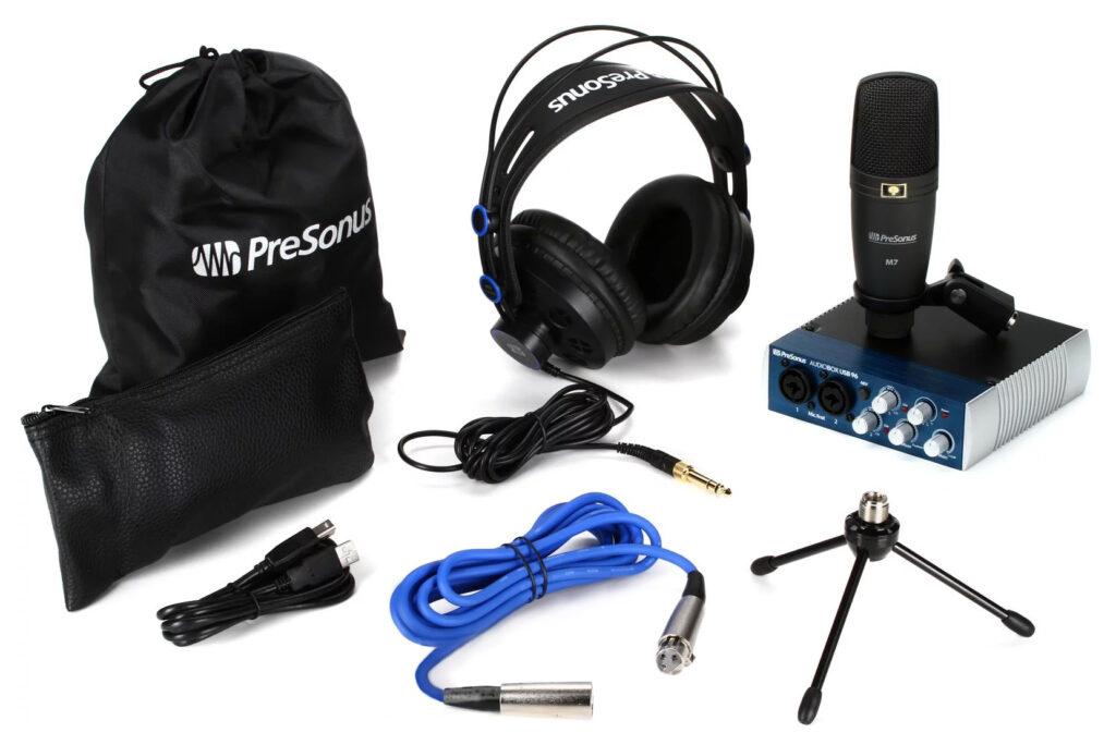 پکیج استودیویی کارت صدا، میکروفون و هدفون پریسونوس مدل AudioBox 96 Studio 8 پکیج استودیویی کارت صدا، میکروفون و هدفون پریسونوس مدل AudioBox 96 Studio