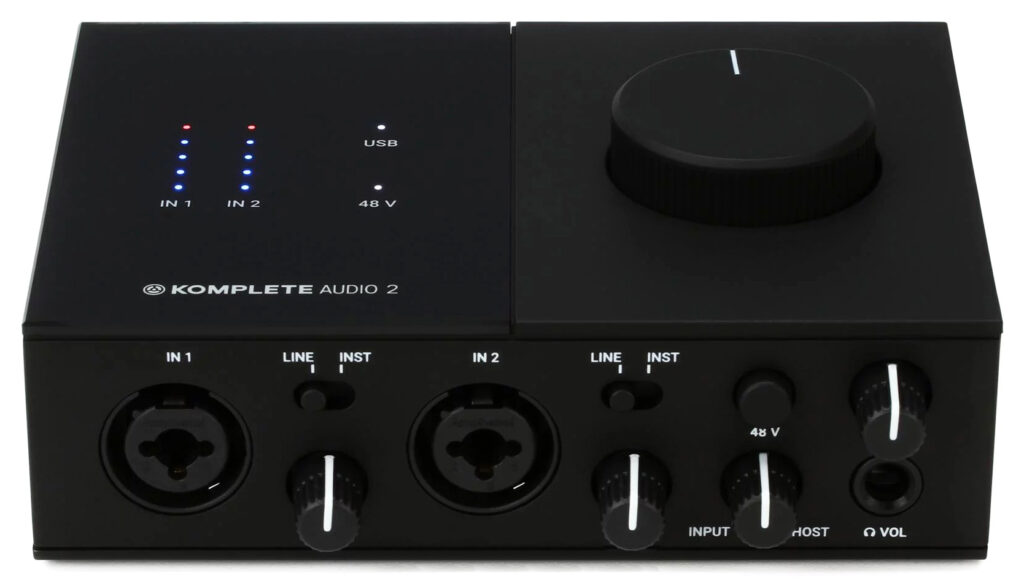 کارت صدا یو اس بی نیتیو اینسترومنت مدل Komplete Audio 2 1 کارت صدا یو اس بی نیتیو اینسترومنت مدل Komplete Audio 2