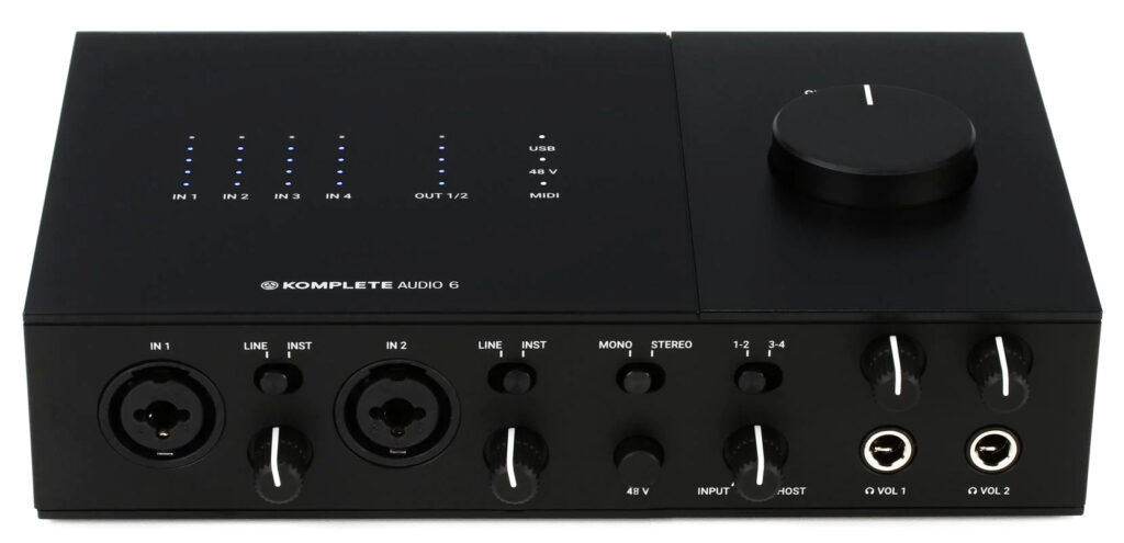 کارت صدا یو اس بی نیتیو اینسترومنت مدل Komplete Audio 6 1 کارت صدا یو اس بی نیتیو اینسترومنت مدل Komplete Audio 6