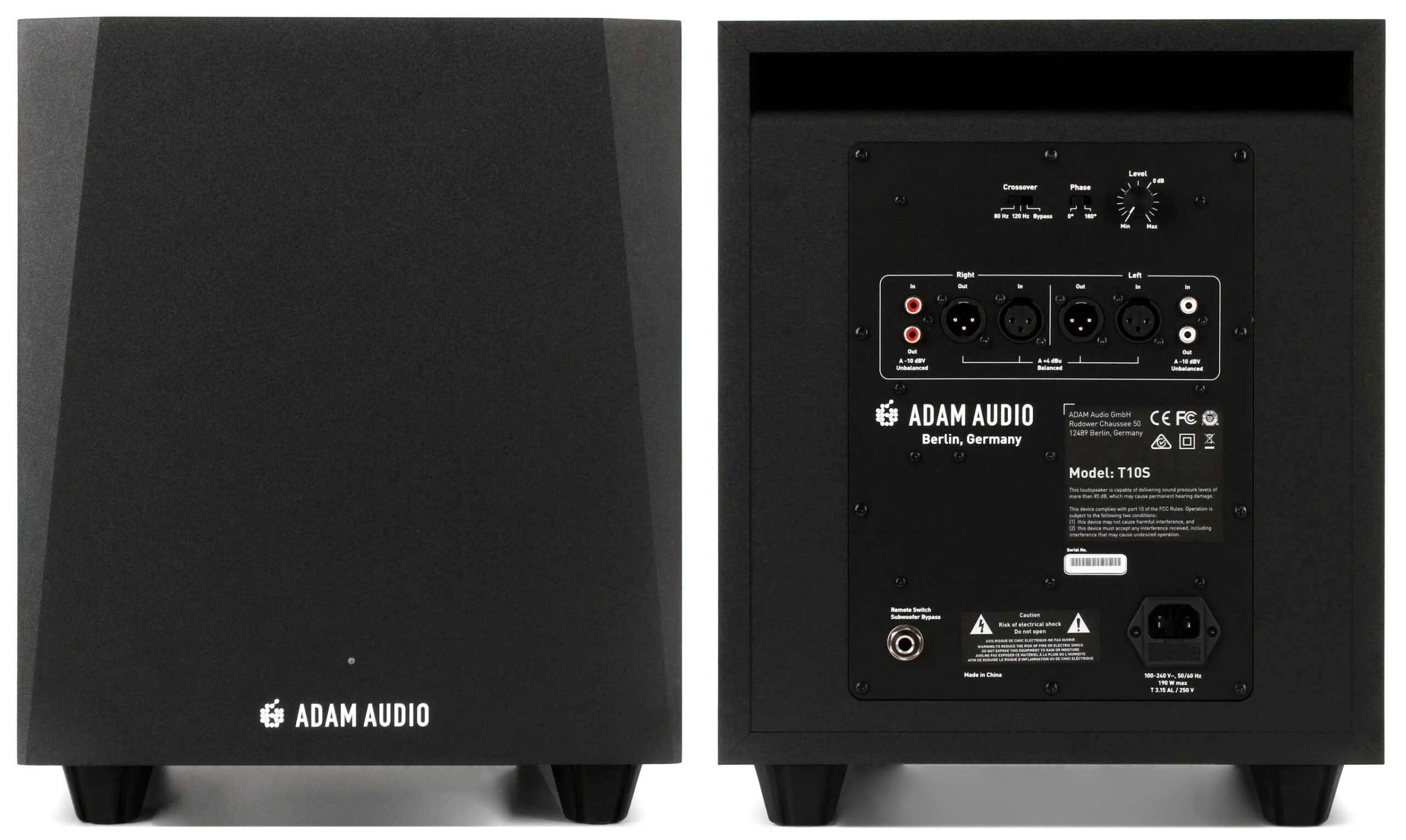 اسپیکر مانیتورینگ ساب ووفر آدام آدیو مدل T10S 1 اسپیکر مانیتورینگ ساب ووفر آدام آدیو مدل T10S