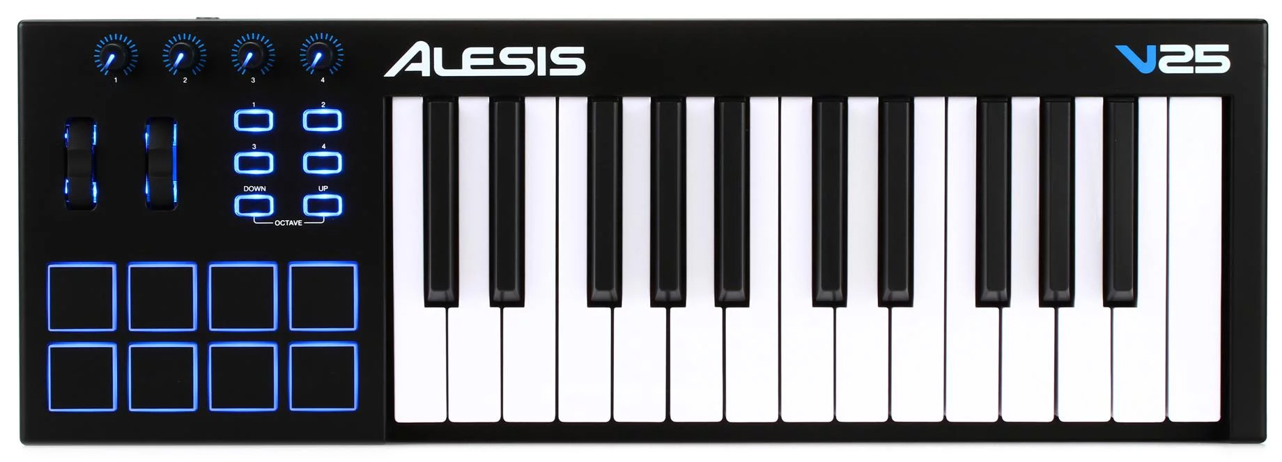 میدی کیبورد کنترلر السیس مدل V25