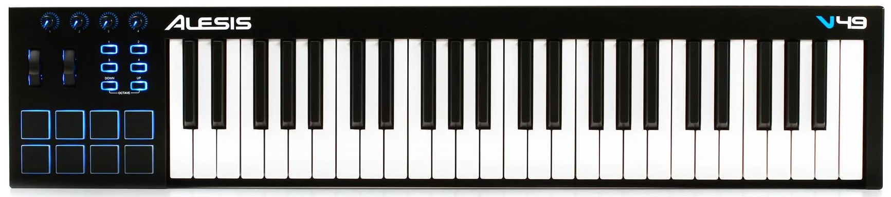 میدی کیبورد کنترلر السیس مدل V49 1 میدی کیبورد کنترلر السیس مدل V49