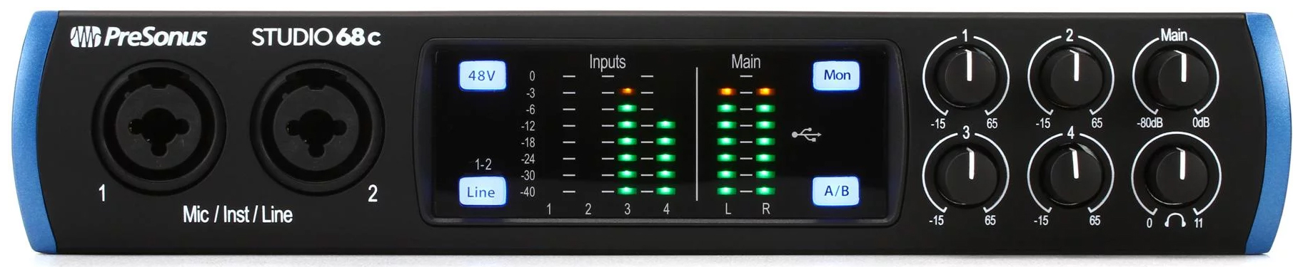 کارت صدا یو اس بی پریسونوس مدل Studio 68c 1 کارت صدا یو اس بی پریسونوس مدل Studio 68c