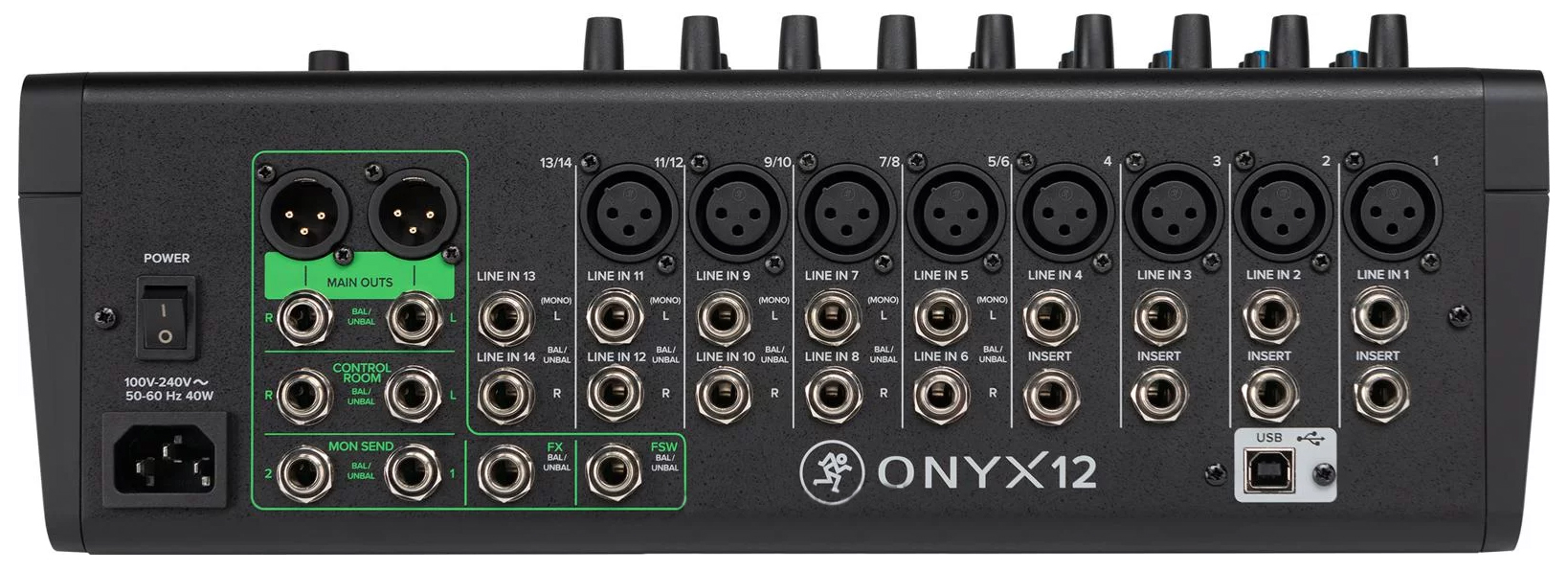 میکسر صدا مکی مدل Onyx 12