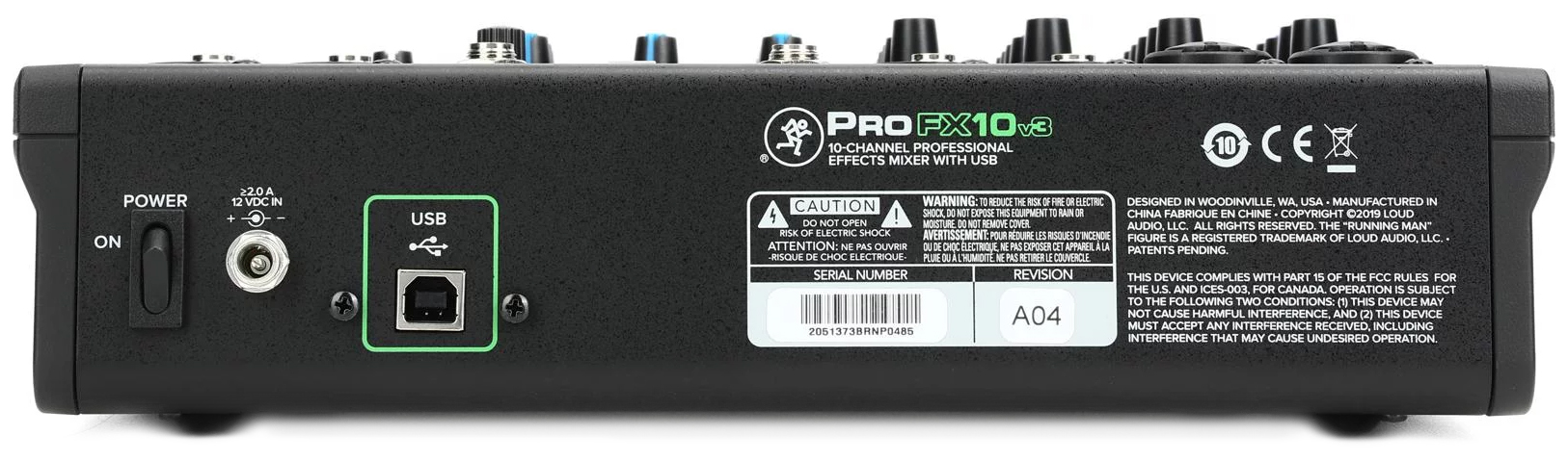 میکسر صدا مکی مدل ProFX10v3