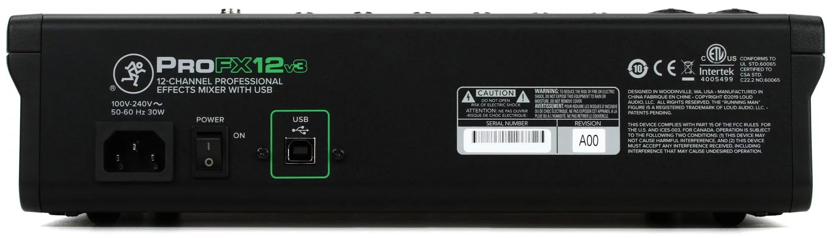 میکسر صدا مکی مدل ProFX12v3