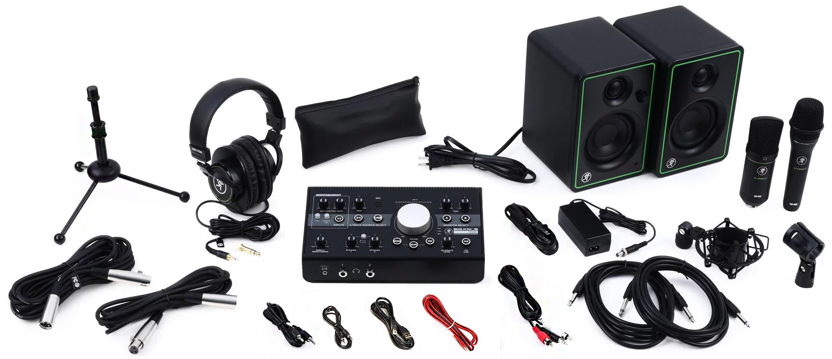 پکیج استودیویی کارت صدا، میکروفون، اسپیکر مانیتور و هدفون مکی مدل Studio Bundle 8 پکیج استودیویی کارت صدا، میکروفون، اسپیکر مانیتور و هدفون مکی مدل Studio Bundle