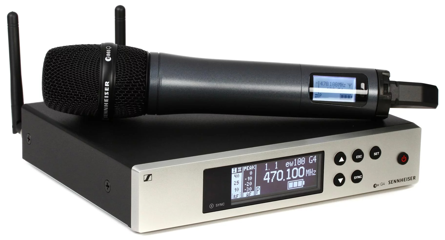میکروفون بیسیم دستی سنهایزر مدل EW 100 G4-865-S