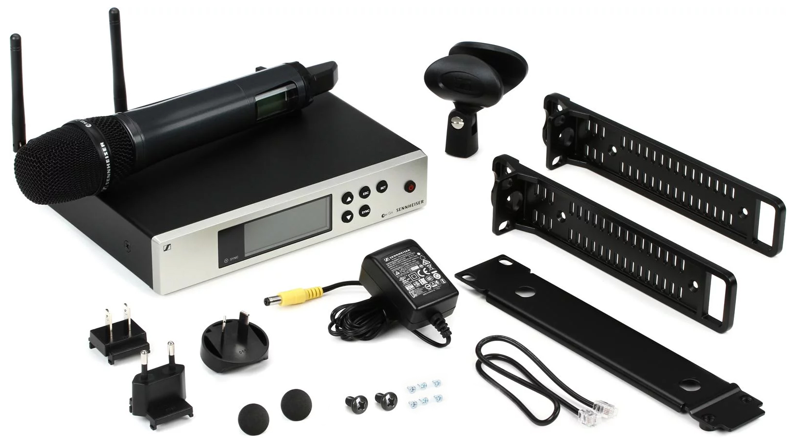 میکروفون بیسیم دستی سنهایزر مدل EW 100 G4-945-S 2 میکروفون بیسیم دستی سنهایزر مدل EW 100 G4-945-S