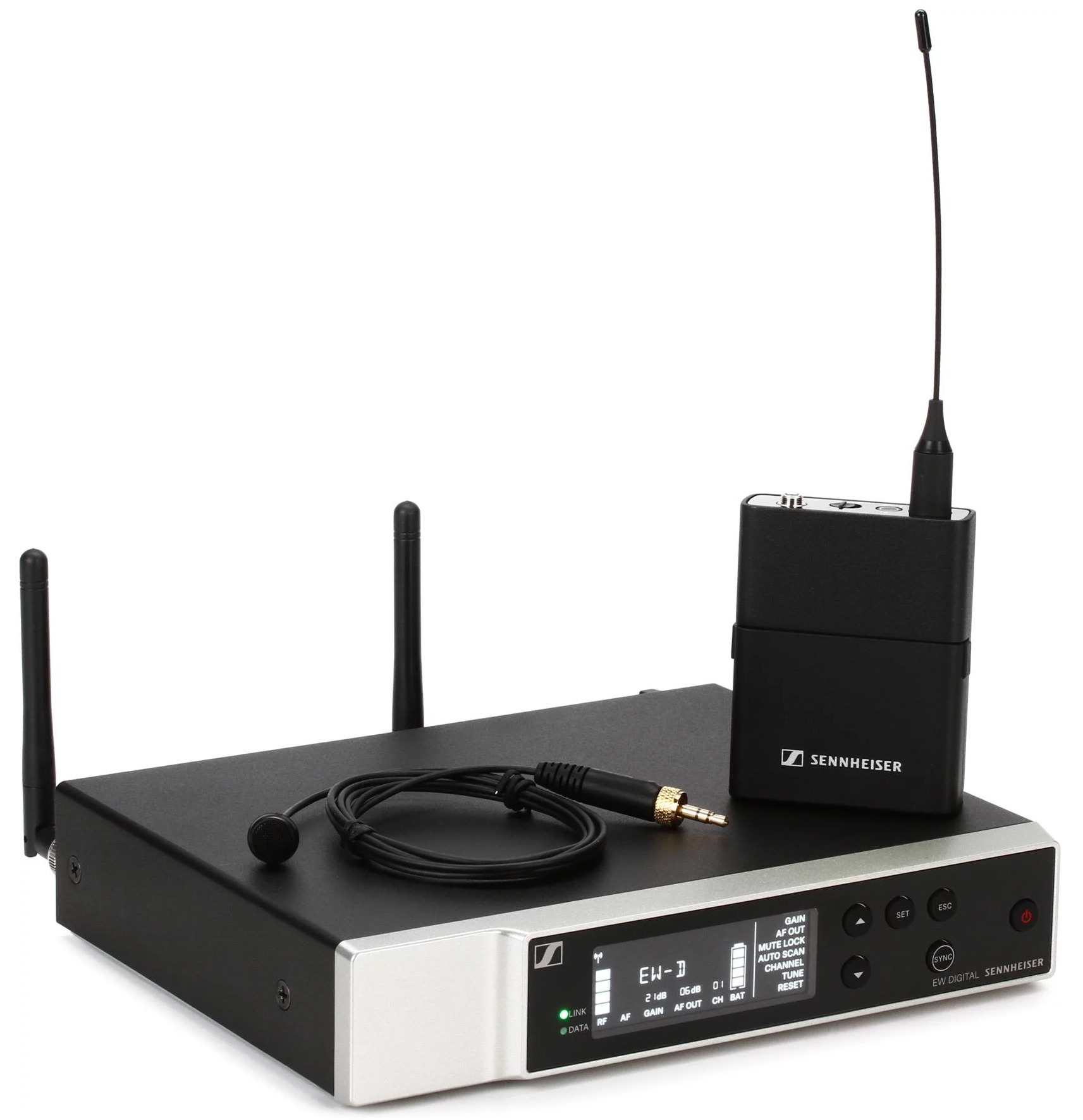 میکروفون بیسیم یقه ای سنهایزر مدل EW-D ME 4 Set 1 میکروفون بیسیم یقه ای سنهایزر مدل EW-D ME 4 Set