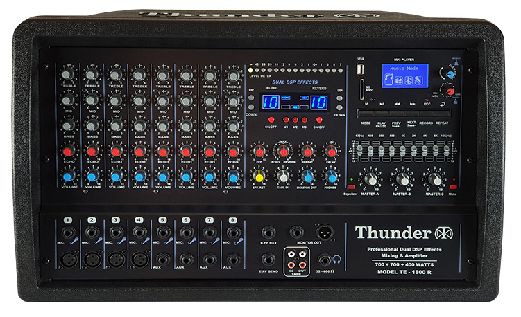 پاور میکسر تندر الکترونیک مدل TE-1800