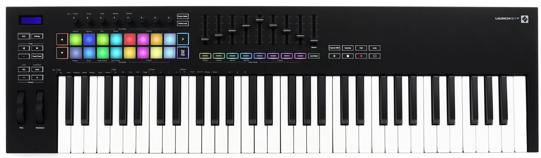 میدی کیبورد کنترلر نویشن مدل Launchkey 61 MK3 1 میدی کیبورد کنترلر نویشن مدل Launchkey 61 MK3