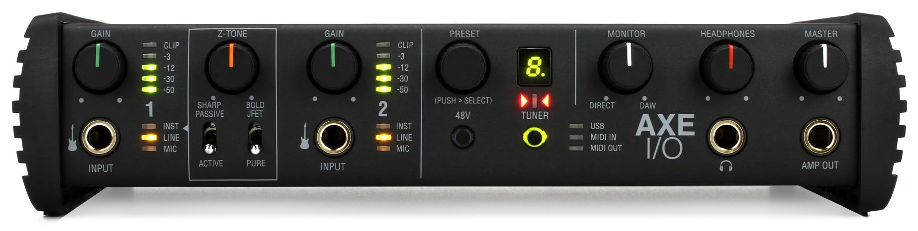 کارت صدا یو اس بی آی کی مولتی مدیا مدل AXE I/O 1 کارت صدا یو اس بی آی کی مولتی مدیا مدل AXE I/O