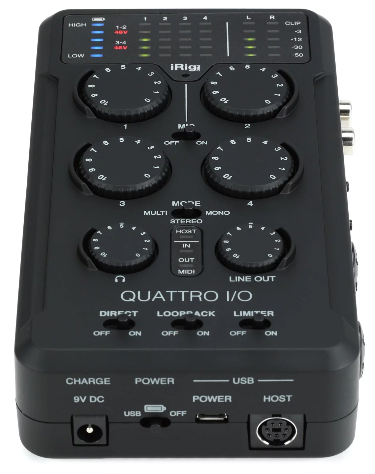 کارت صدا یو اس بی آی کی مولتی مدیا مدل iRig Pro Quattro I/O