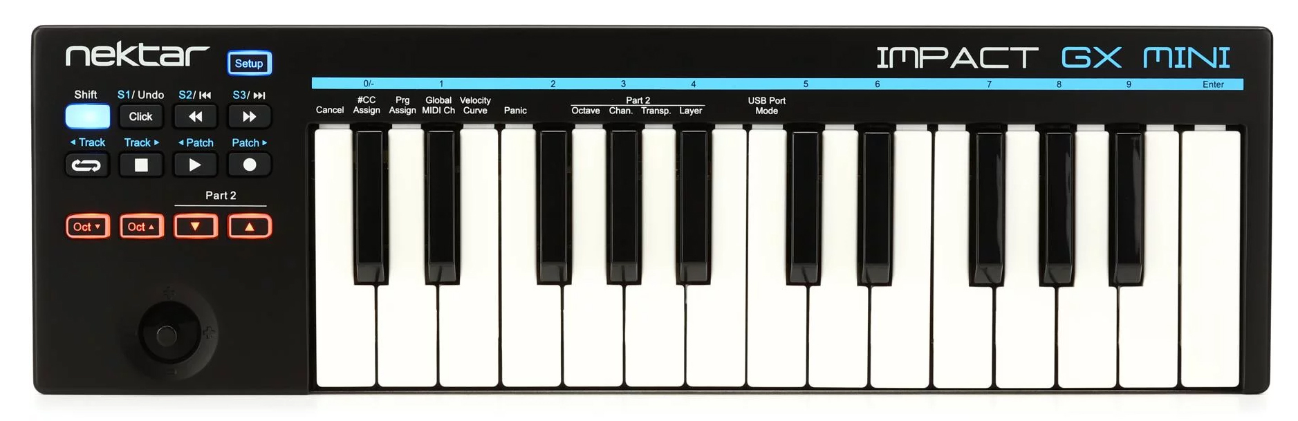 میدی کیبورد کنترلر نکتار مدل Impact GX Mini