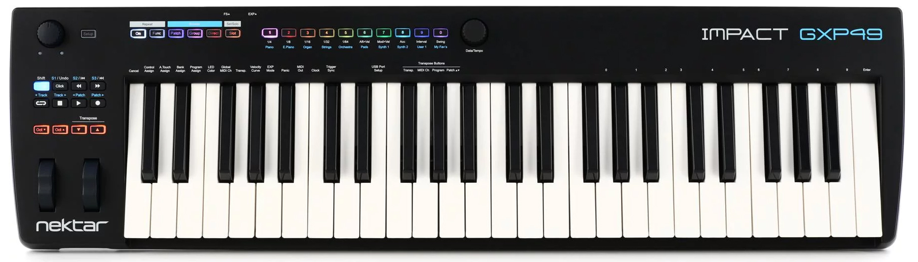 میدی کیبورد کنترلر نکتار مدل Impact GXP49 1 میدی کیبورد کنترلر نکتار مدل Impact GXP49