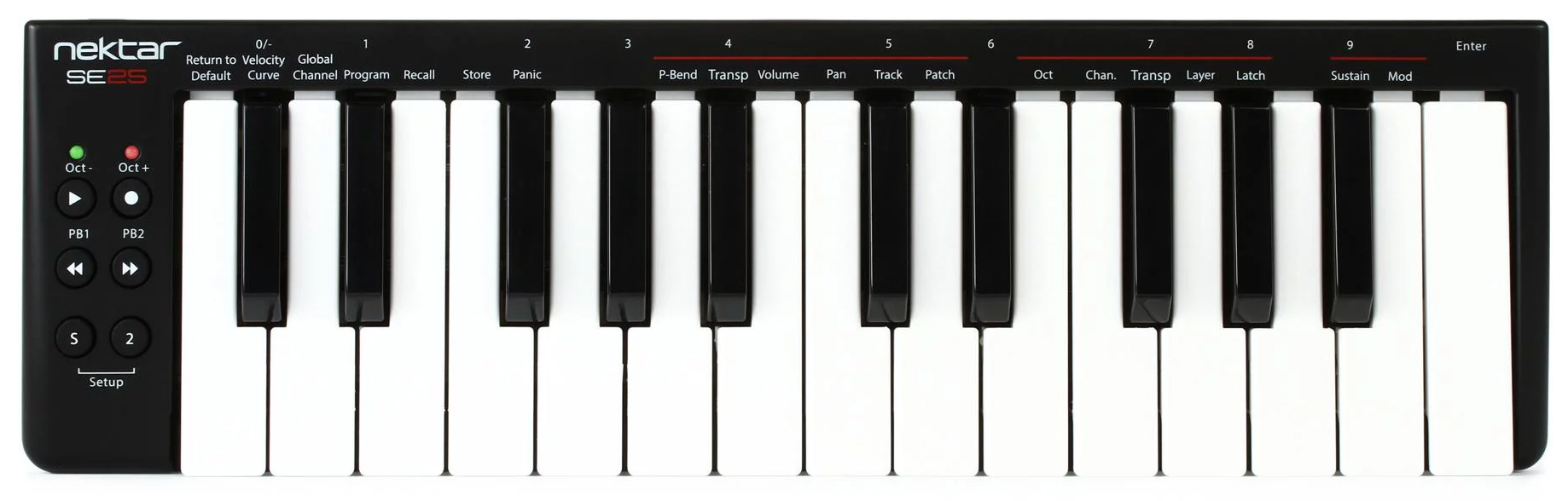 میدی کیبورد کنترلر نکتار مدل SE25 Mini 1 میدی کیبورد کنترلر نکتار مدل SE25 Mini