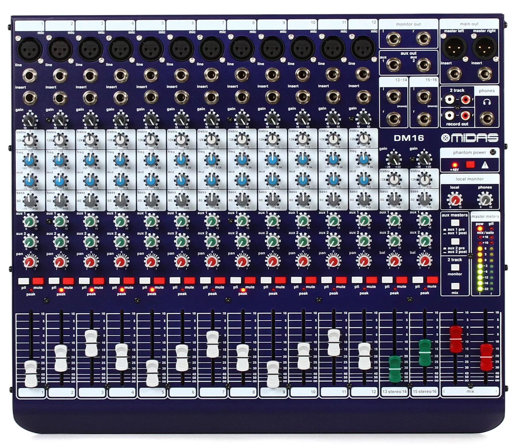 میکسر صدا مایداس مدل DM16