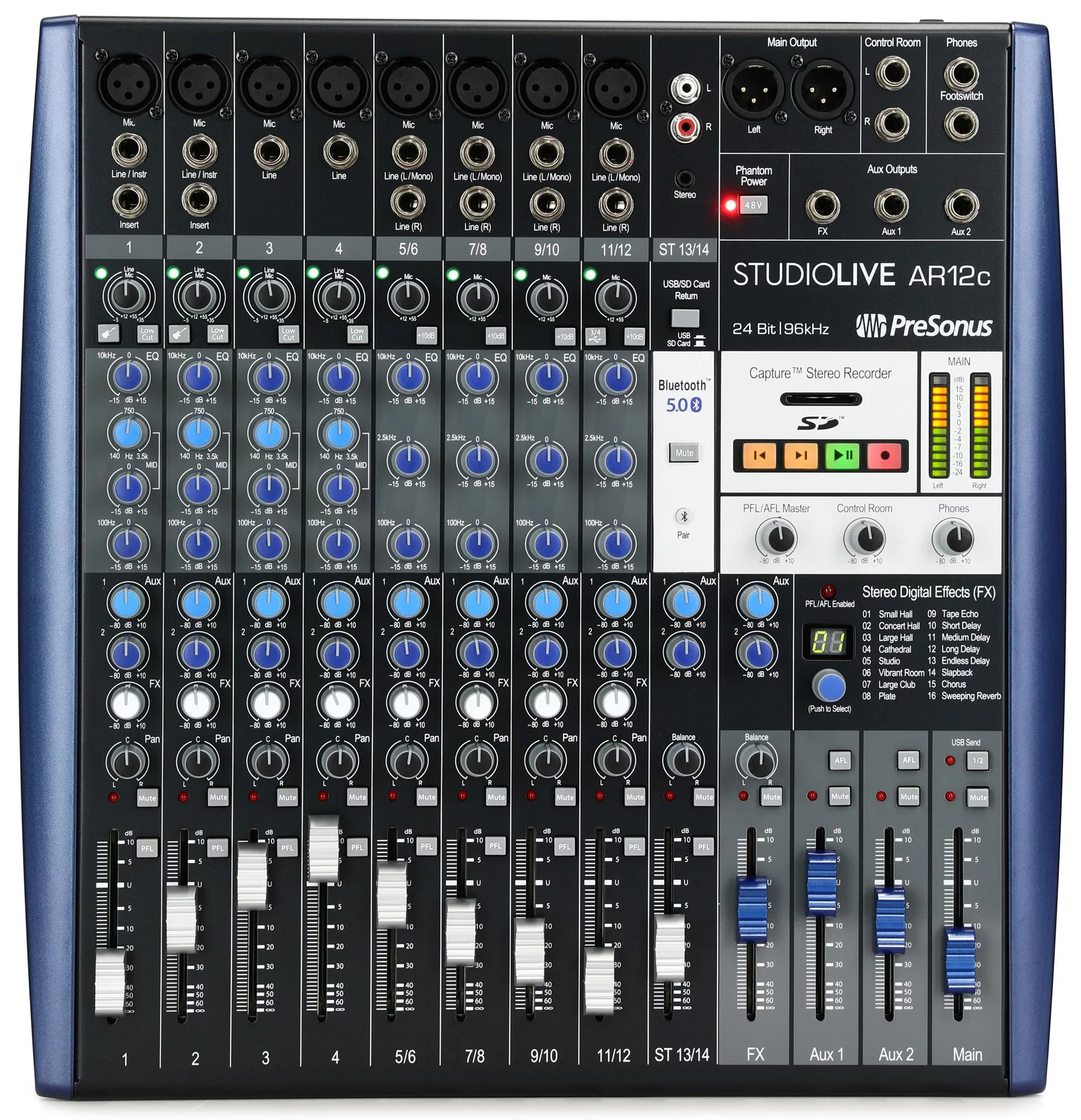 میکسر صدا پریسونوس استودیو لایو ای آر سی StudioLive AR12c 1 میکسر صدا پریسونوس استودیو لایو ای آر سی StudioLive AR12c