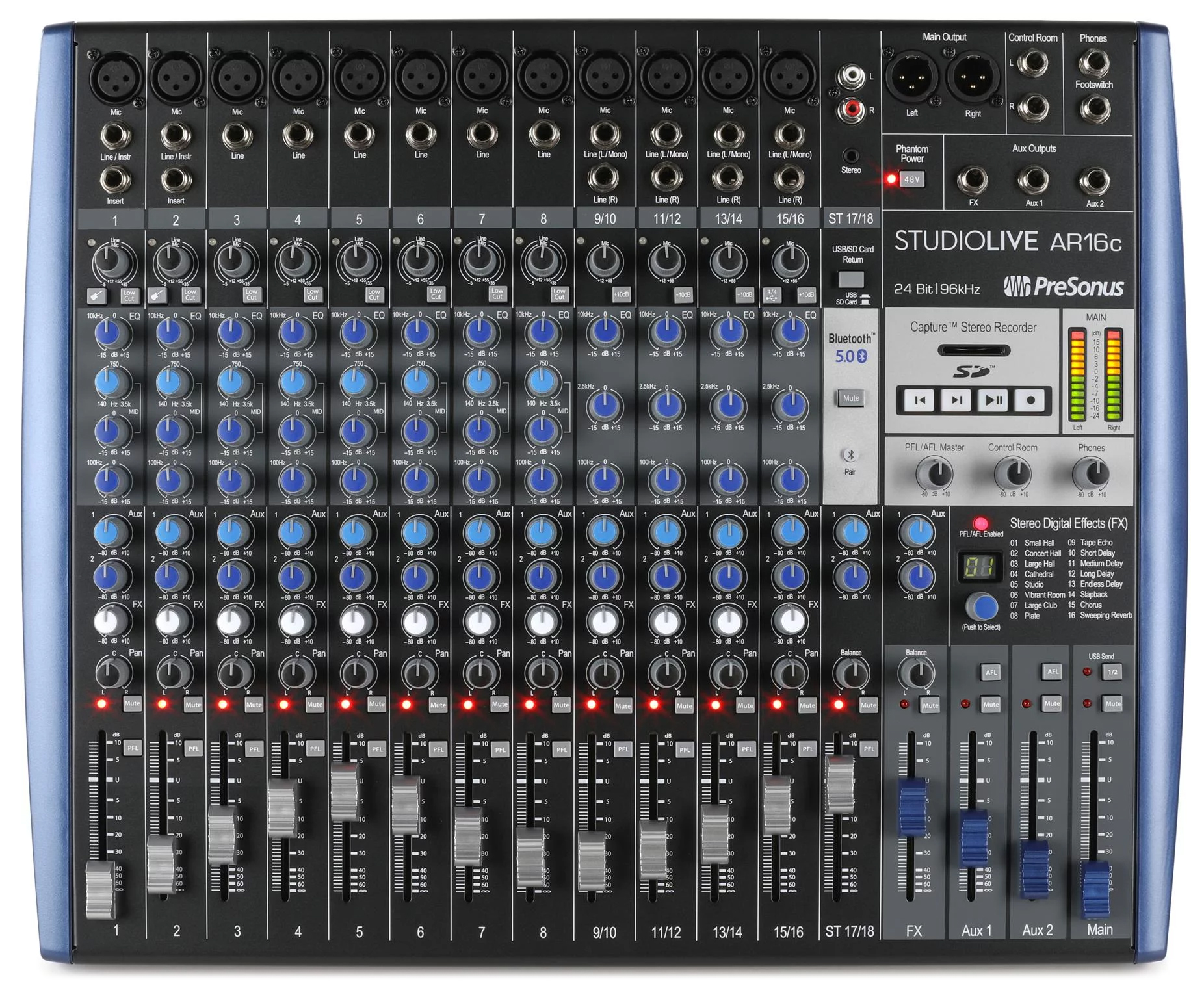 میکسر صدا پریسونوس استودیو لایو ای آر سی StudioLive AR16c 1 میکسر صدا پریسونوس استودیو لایو ای آر سی StudioLive AR16c