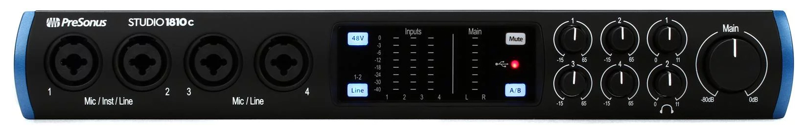 کارت صدا یو اس بی پریسونوس مدل Studio 1810c 1 کارت صدا یو اس بی پریسونوس مدل Studio 1810c