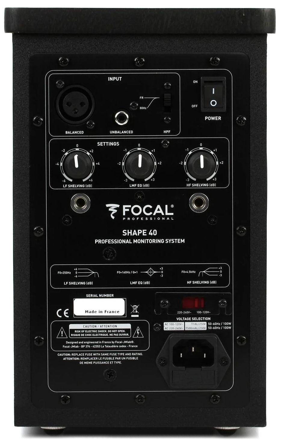 اسپیکر مانیتورینگ استودیویی فوکال مدل Shape 40 2 اسپیکر مانیتورینگ استودیویی فوکال مدل Shape 40