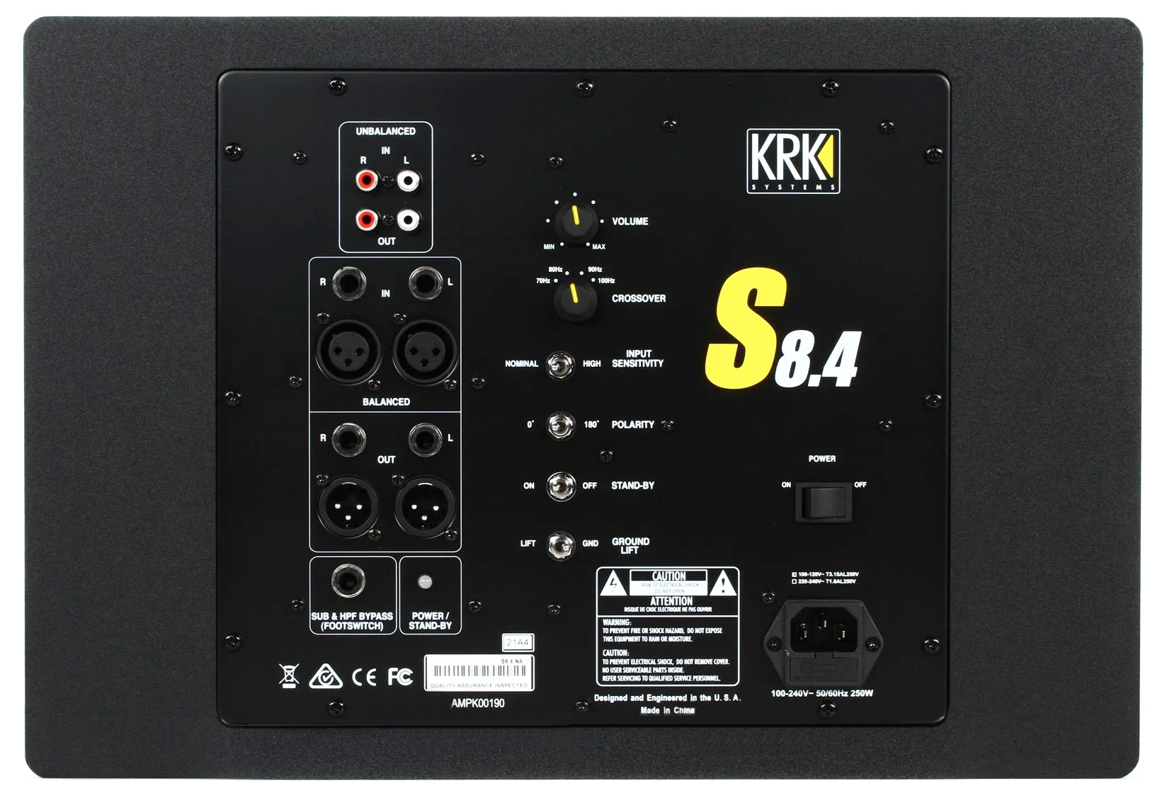 اسپیکر مانیتورینگ ساب ووفر کی آر کی مدل S8.4