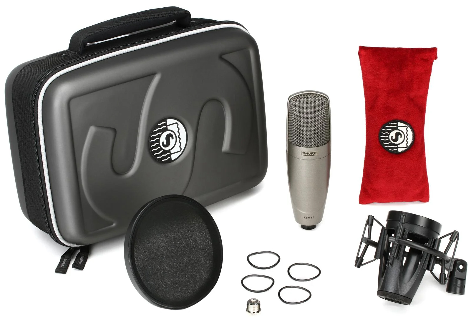 میکروفون استودیو کندانسور کاردیوئید شور کی اس ام KSM42