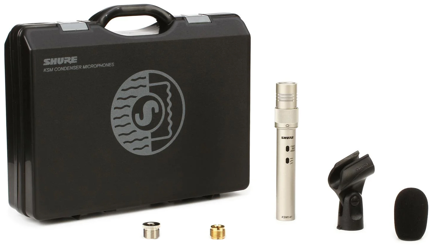 میکروفون قلمی کندانسور کاردیوئید شور کی اس ام شور KSM141 3 میکروفون قلمی کندانسور کاردیوئید شور کی اس ام شور KSM141