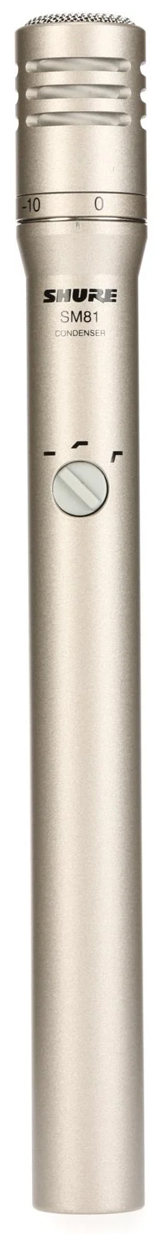 میکروفون قلمی کندانسور کاردیوئید شور اس ام SM81