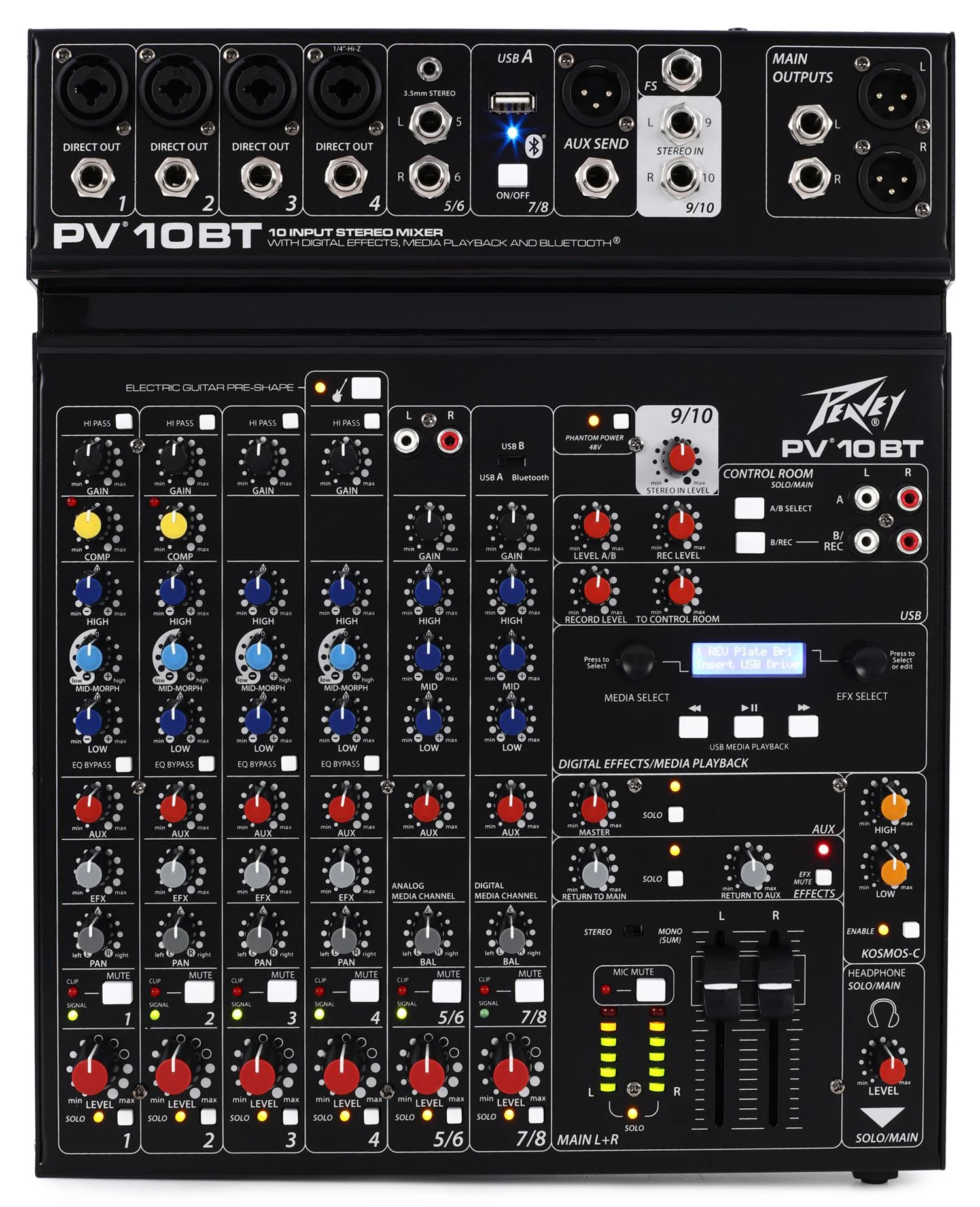 میکسر صدا پی وی مدل PV 10BT