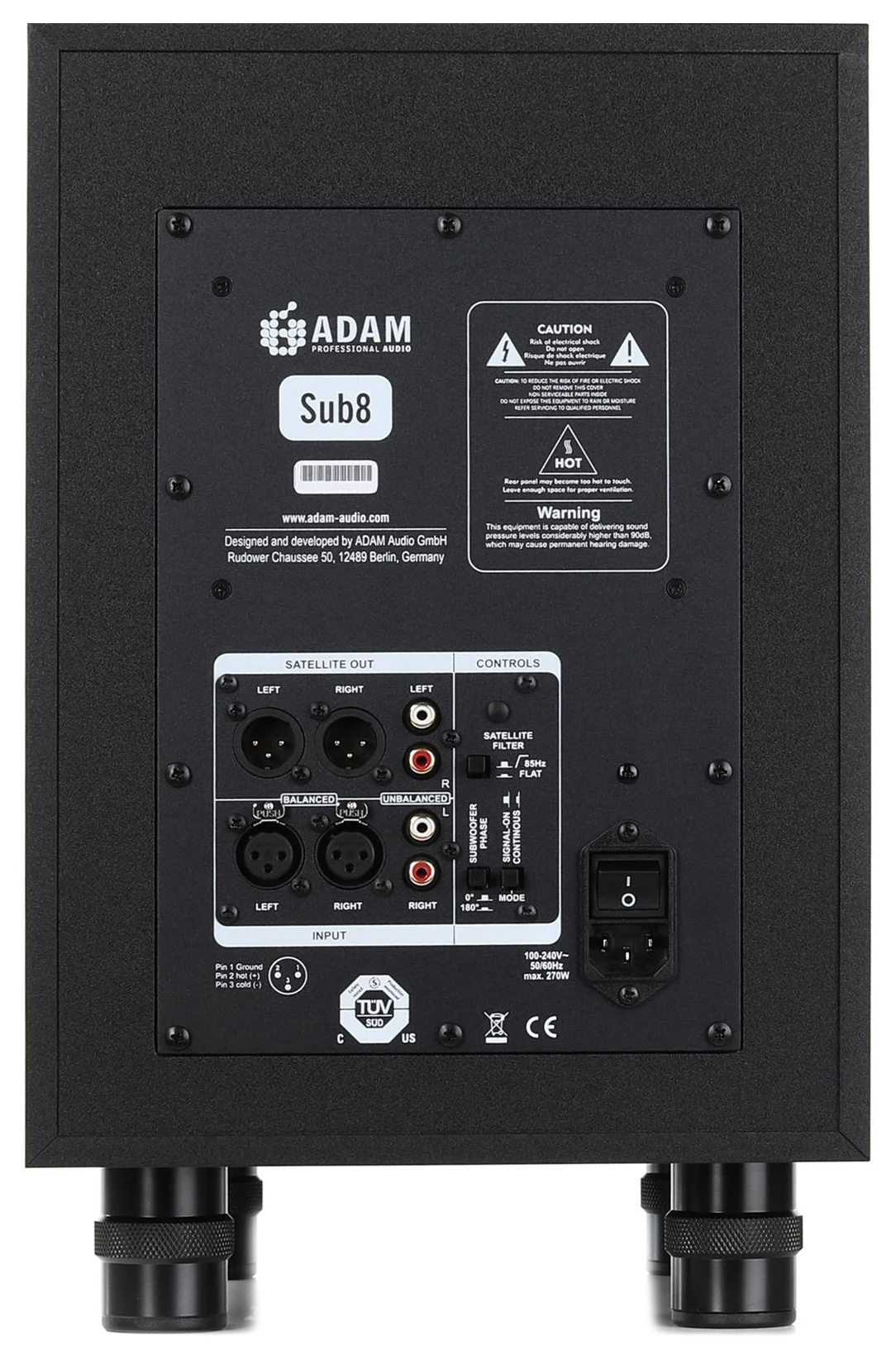 اسپیکر مانیتورینگ ساب ووفر آدام آدیو مدل SUB8